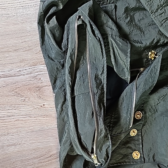 Lightweight Packable Rain & Wind Resistant Trench Coat Jacket 2x Jones & Co - Picture 6 of 7